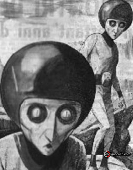 Los humanoides que en 1947 abordaron a un pintor italiano R. L. Johannis