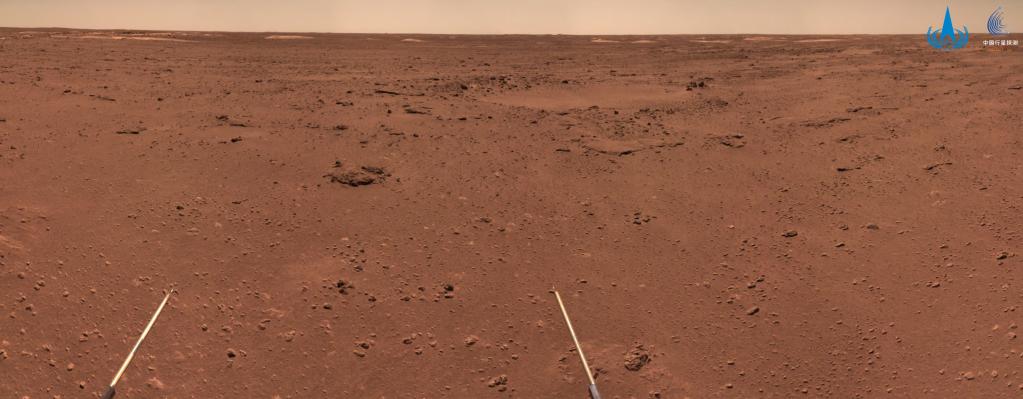 Marte fotografiado por el rover de China