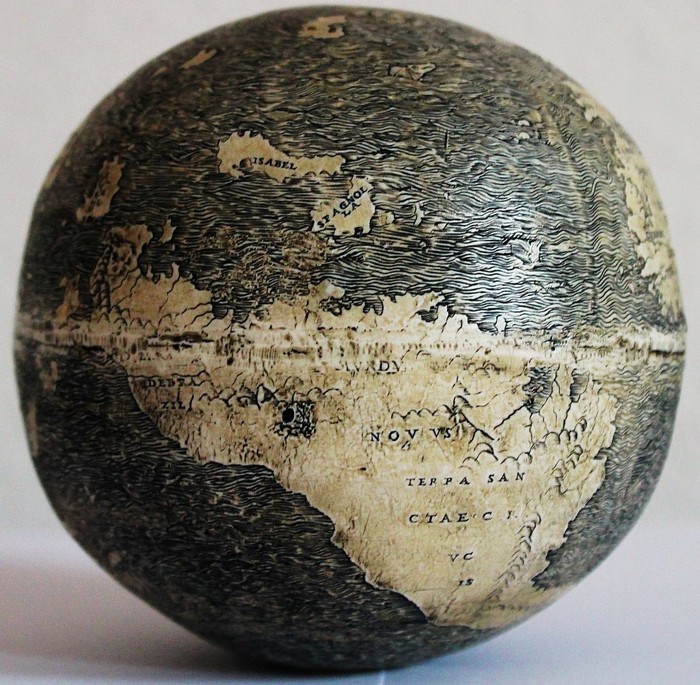 El globo terráqueo ideado por Leonardo Da Vinci