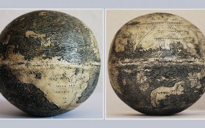 Leonardo Da Vinci creó un globo terráqueo que mostraba América, usando huevos de avestruz en 1504