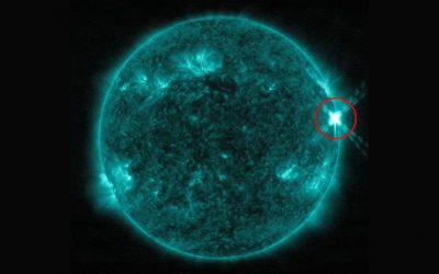 Comparten imágenes de poderosa llamarada solar “moderadamente fuerte” lanzada hacia la Tierra