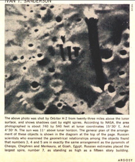 Las rocas fotografiadas en la Luna que suponen una anomalía que hizo pensar en la similitud con las líneas de luces en un aeropuerto.