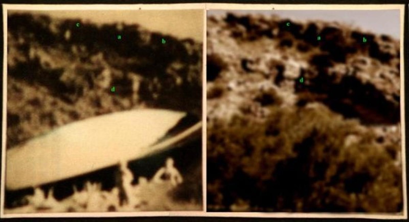 Supuesta fotografía del ovni estrellado en Roswell. ¿Tiene el caso un origen subterráneo? 