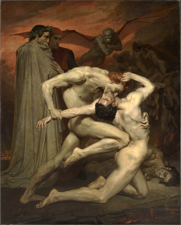 Dante y Virgilio, de Bouguereau