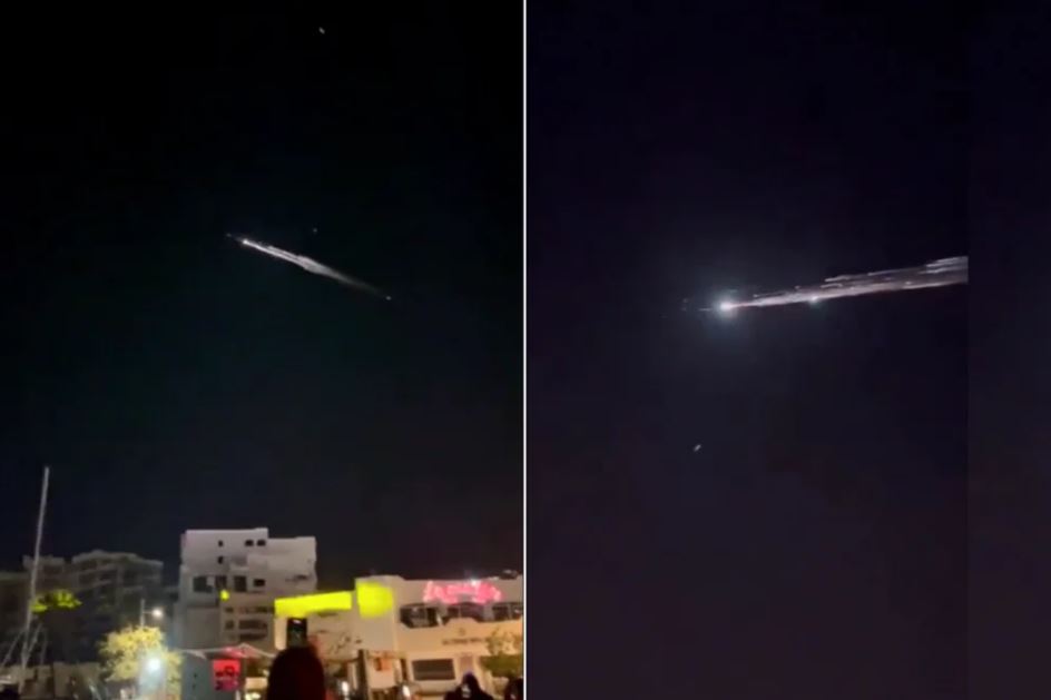 Decenas de testigos observaron el objeto incandescente cruza el cielo de México