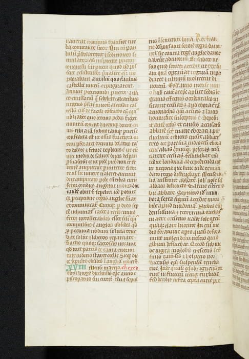 Captura de la "Crónica de Gervasio" de Canterbury en que monje medieval describe el fenómeno del rayo globular