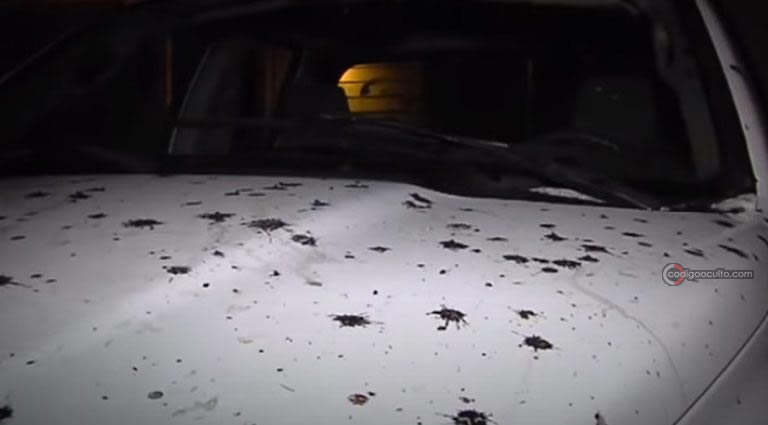 La sustancia negra que llovió sobre Las Vegas cubrió casas, autos de los residentes de la zona