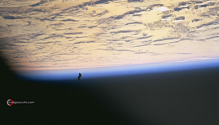 El Caballero Negro fotografiado por la NASA