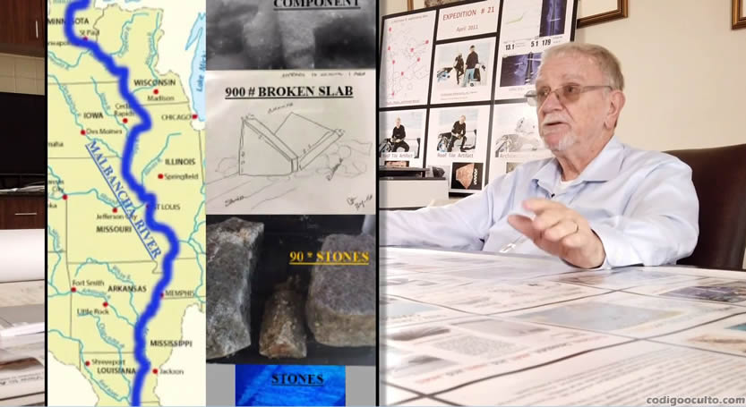 George Gelé, arqueólogo aficionado asegura que ha hallado una pirámide sumergida frente a la costa de Louisiana