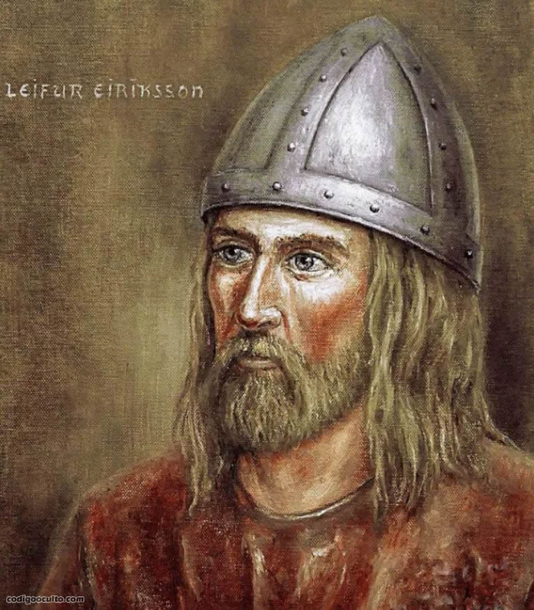 Retrato de Leif Erikson