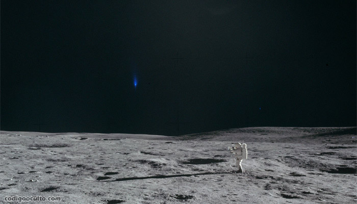 Las extrañas luces que captó la misión Apolo 14
