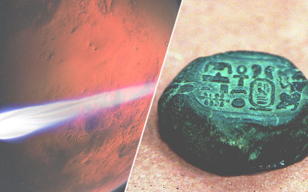 “Un mensaje de Marte”: una piedra grabada con extraños jeroglíficos