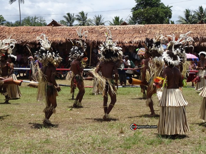 Celebración tribal en Papúa Nueva Guinea