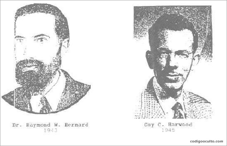 Curiosos retratos de Raymond Bernard, y su secretario Guy C. Haward, albacea de su correspondencia privada