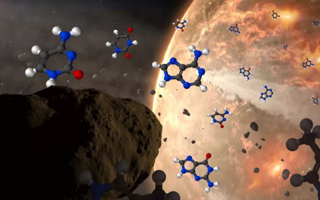 Bloques de construcción del ADN han sido descubiertos en rocas espaciales