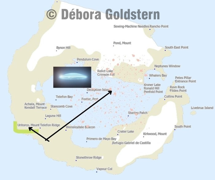 El otro Cerro Uritorco localizado en Isla Decepción, territorio de la Antártida, y que en 1965 fuera protagonista de una intensa actividad OVNI