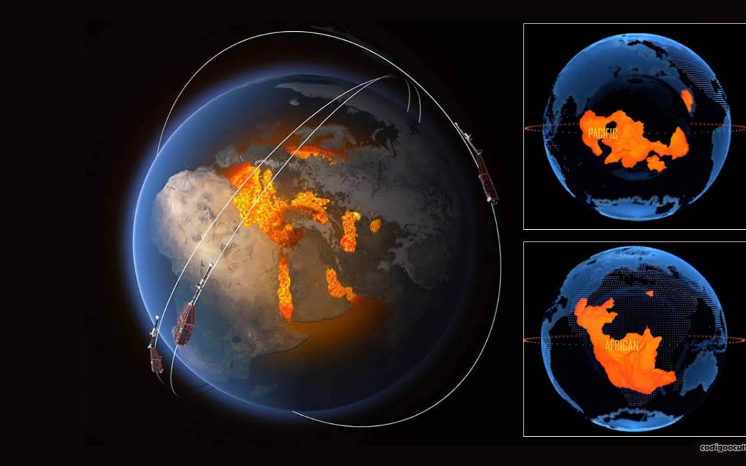 Dos enormes objetos en el interior de la Tierra están cambiando de forma, indica investigación