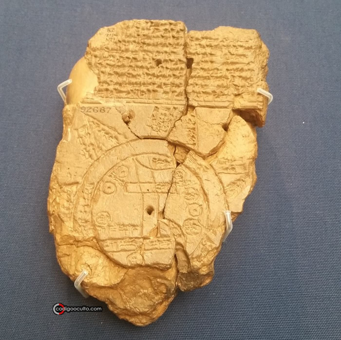 Tablilla mapa babilónico del mundo