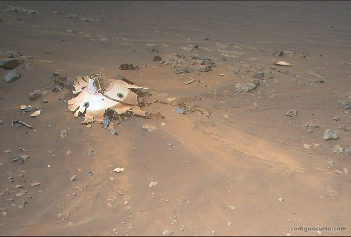 Nave espacial encontrada en Marte 