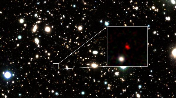 El candidato a galaxia HD1 es el objeto más lejano del universo