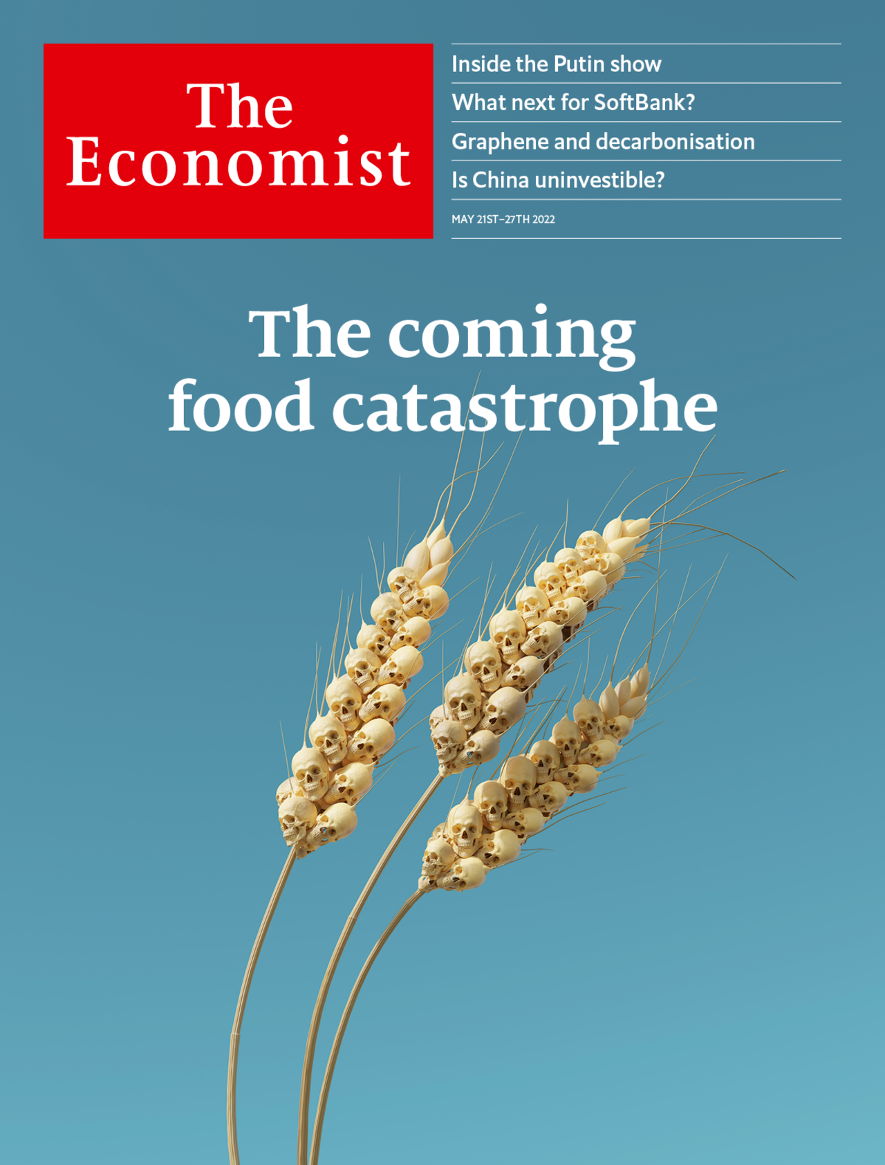 La reciente portada de The Economist alerta de una "catástrofe alimentaria por venir"