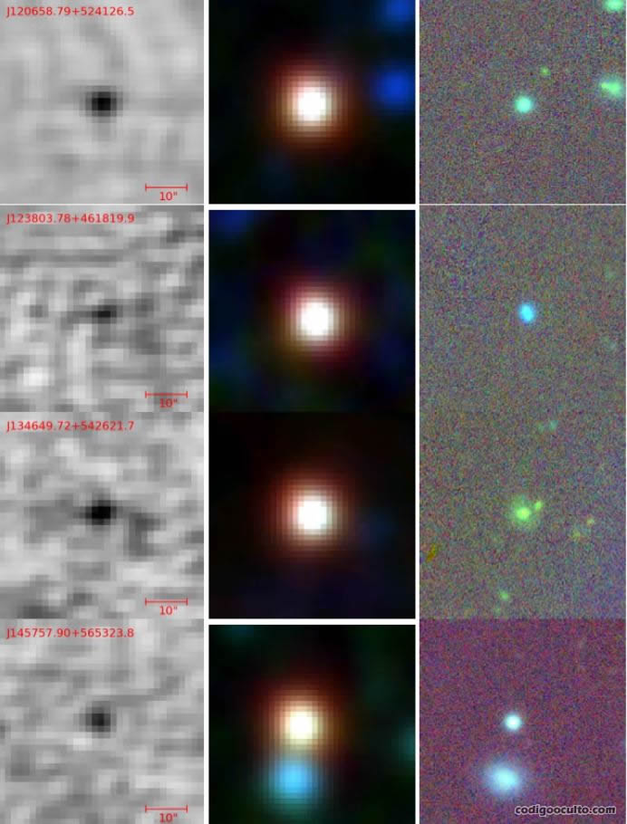 Las imágenes de las galaxias a través de los espectros