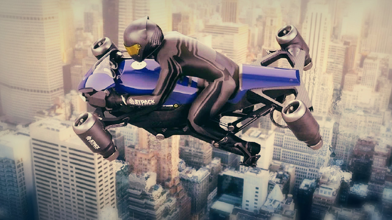 La primera motocicleta voladora del mundo ya es una realidad