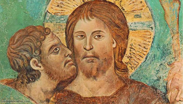 El beso de Judas, según el texto antiguo, se hizo para identificar a Jesús antes de que cambiara de forma