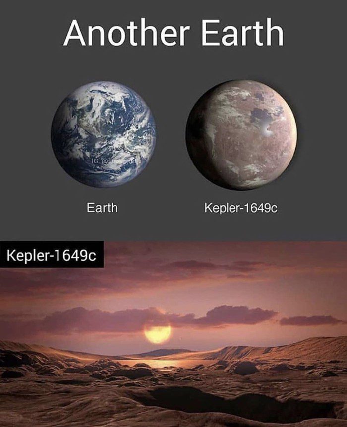 Representación del planeta Kepler-1649c