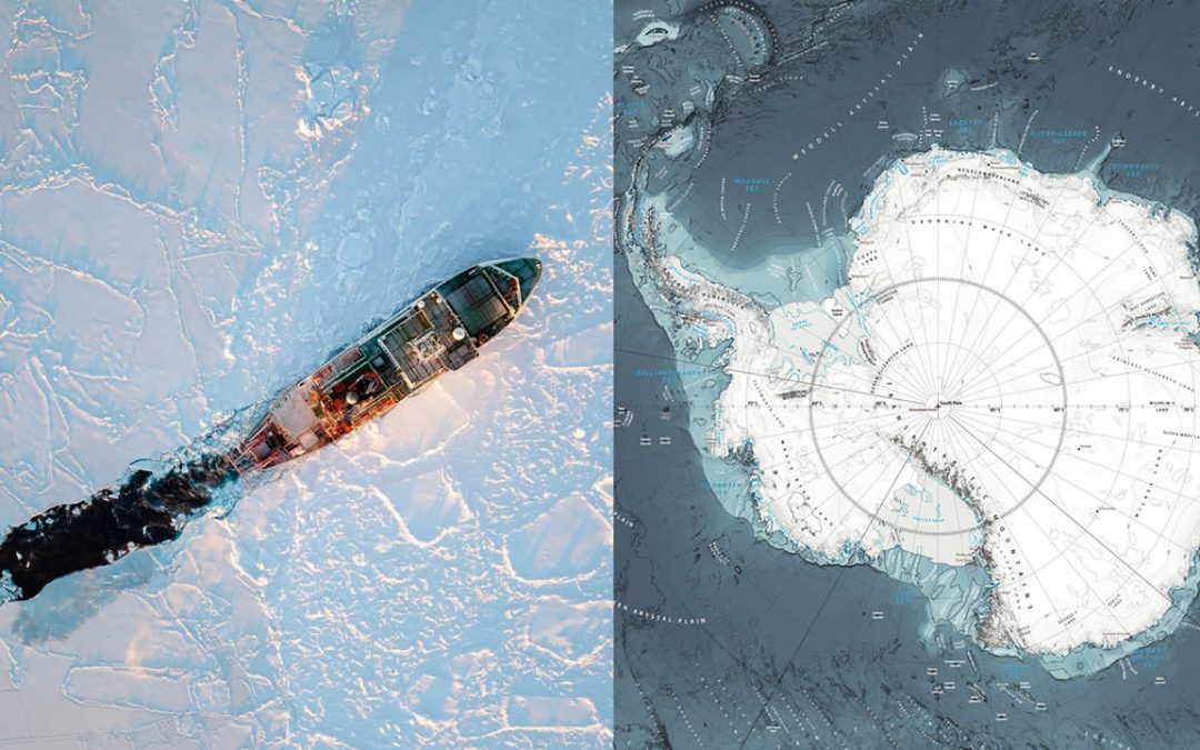 Mapa de sonar del fondo marino de la Antártida revela un “mundo desconocido” con montañas y cañones