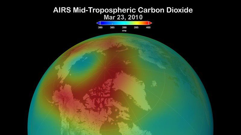 Dióxido de carbono del Ártico, 23 de marzo de 2010
