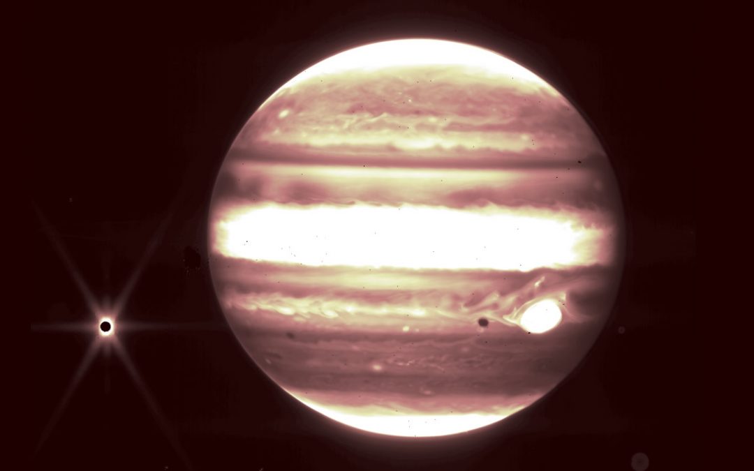 James Webb captura impresionantes imágenes de Júpiter