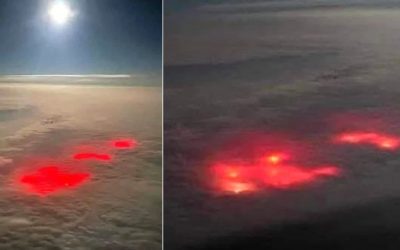 Misterioso “resplandor rojo” fotografiado en el océano Atlántico. Experto encuentra una explicación
