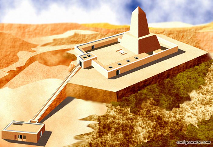 Reconstrucción del Templo Solar de Niuserre (Abu Gurab)