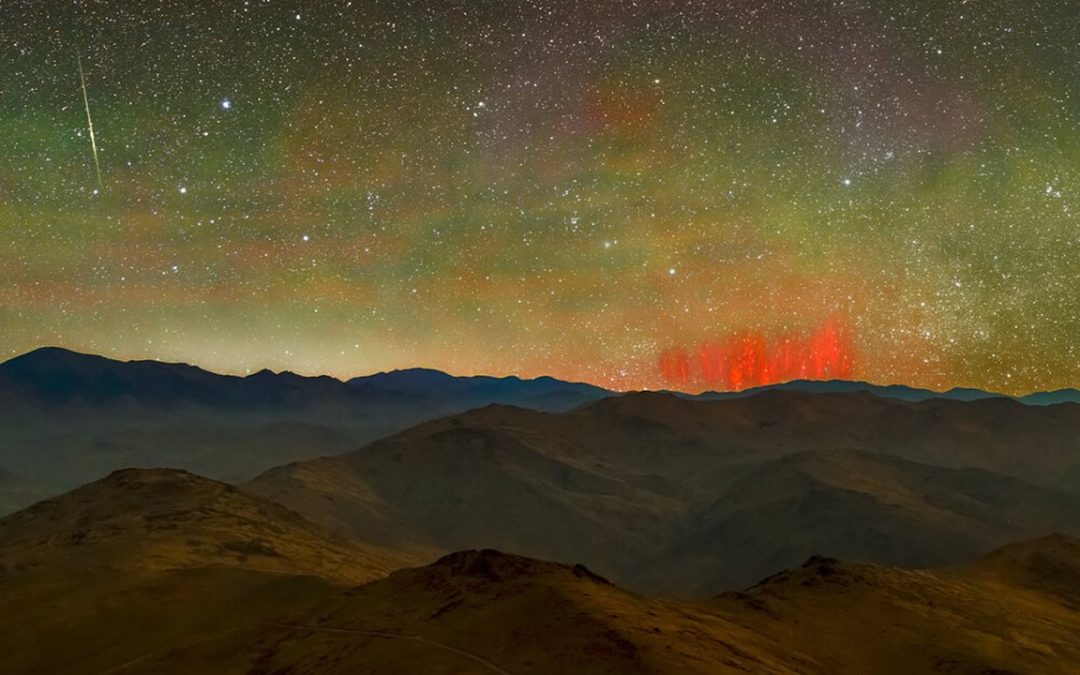Extraños “duendes rojos” son vistos en el cielo de Chile