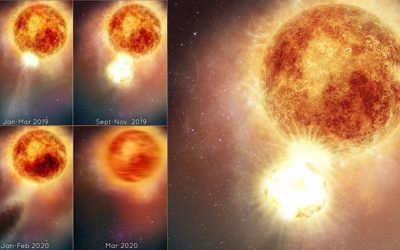 Enorme explosión desprende una parte de la estrella Betelgeuse y la “oscurece”