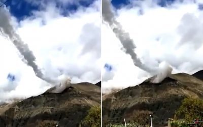 Reportan extraña explosión en un cerro de Huanta en Perú. ¿Algo cayó del cielo?