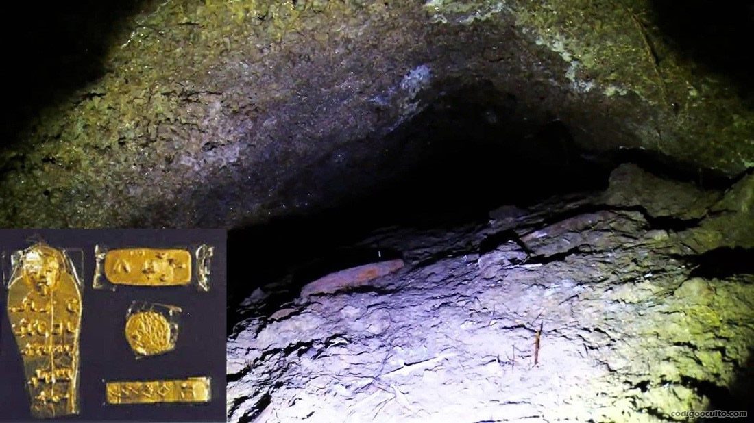El descubrimiento de Russell Burrows en una cueva de Illinois. donde se localizara evidencia egipcia