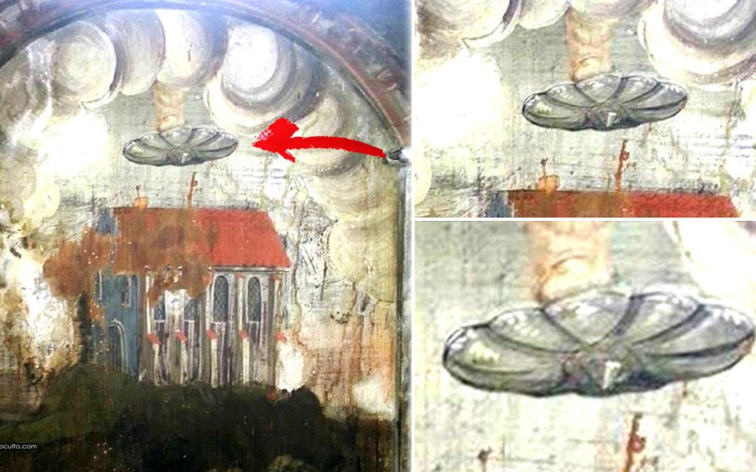 Un “Objeto No Identificado” es descubierto en una antigua pintura mural en Rumania