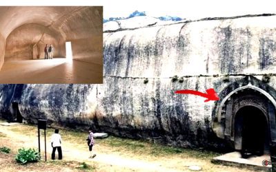 La cueva de 1.500 años y tallada en una enorme roca en la India