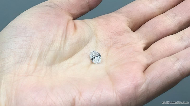 Las inclusiones en este diamante de 1.5 quilates contenían evidencia de minerales que se formaron en el manto inferior