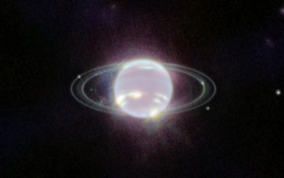 James Webb obtiene un primer vistazo de los anillos de Neptuno, ¡y son gloriosos!