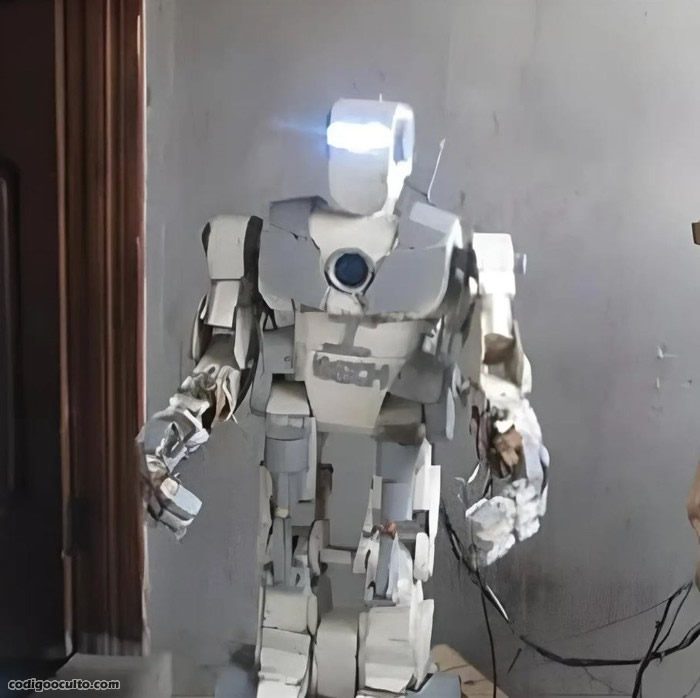 El robot construido por el joven nigeriano Isah Auwal-Barde