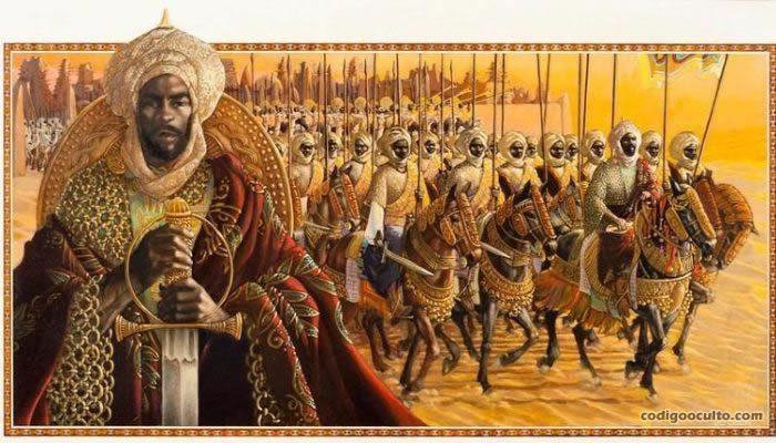 Representación del reinado de Mansa Musa