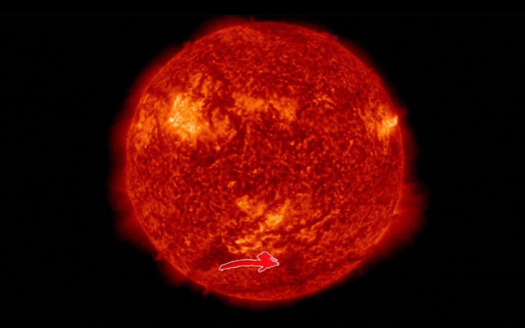 Un filamento de 200.000 km de largo procedente del Sol se dirige hacia la Tierra