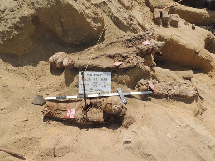 Momias halladas en Egipto