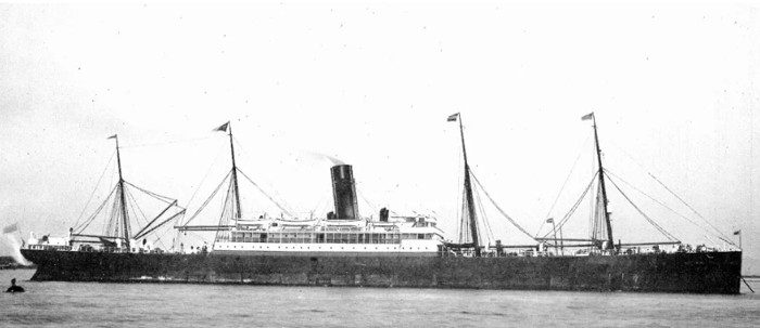 Imagen del SS Mesaba construido en 1898 para el transporte de carga y pasajeros