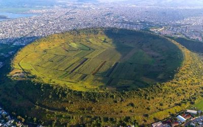 Volcán Xico, llamado “El ombligo del mundo” y vecino del Popocatépetl