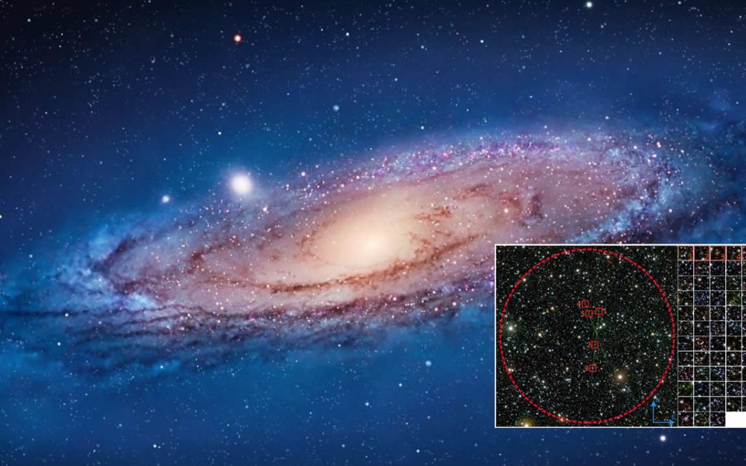 Encuentran una enorme estructura extragaláctica oculta detrás de la Vía Láctea