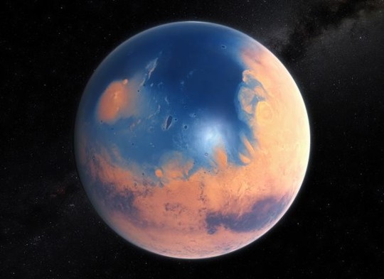 El estudio concluye que Marte tuvo océanos de 300 metros de profundidad y hasta de 1 km